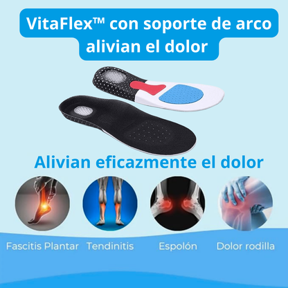 Plantillas VitaFlex™ - Alivio del dolor desde el primer día.